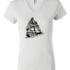 Women's Short Sleeve V-Neck T-Shirt Thumbnail