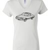 Women's Short Sleeve V-Neck T-Shirt Thumbnail