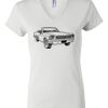 Women's Short Sleeve V-Neck T-Shirt Thumbnail