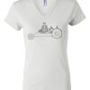 Women's Short Sleeve V-Neck T-Shirt Thumbnail