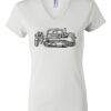 Women's Short Sleeve V-Neck T-Shirt Thumbnail