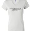 Women's Short Sleeve V-Neck T-Shirt Thumbnail