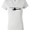 Women's Short Sleeve V-Neck T-Shirt Thumbnail