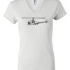 Women's Short Sleeve V-Neck T-Shirt Thumbnail