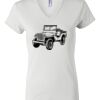 Women's Short Sleeve V-Neck T-Shirt Thumbnail