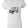 Women's Short Sleeve V-Neck T-Shirt Thumbnail