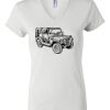 Women's Short Sleeve V-Neck T-Shirt Thumbnail