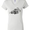 Women's Short Sleeve V-Neck T-Shirt Thumbnail