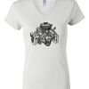 Women's Short Sleeve V-Neck T-Shirt Thumbnail