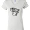 Women's Short Sleeve V-Neck T-Shirt Thumbnail