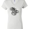 Women's Short Sleeve V-Neck T-Shirt Thumbnail