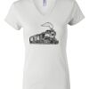 Women's Short Sleeve V-Neck T-Shirt Thumbnail