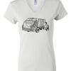 Women's Short Sleeve V-Neck T-Shirt Thumbnail