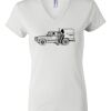 Women's Short Sleeve V-Neck T-Shirt Thumbnail