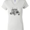 Women's Short Sleeve V-Neck T-Shirt Thumbnail