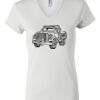 Women's Short Sleeve V-Neck T-Shirt Thumbnail