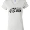 Women's Short Sleeve V-Neck T-Shirt Thumbnail