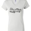 Women's Short Sleeve V-Neck T-Shirt Thumbnail