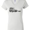 Women's Short Sleeve V-Neck T-Shirt Thumbnail