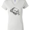 Women's Short Sleeve V-Neck T-Shirt Thumbnail