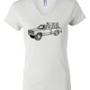 Women's Short Sleeve V-Neck T-Shirt Thumbnail