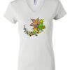 Women's Short Sleeve V-Neck T-Shirt Thumbnail