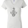 Women's Short Sleeve V-Neck T-Shirt Thumbnail