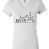 Women's Short Sleeve V-Neck T-Shirt Thumbnail