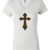 Women's Short Sleeve V-Neck T-Shirt Thumbnail