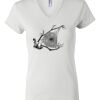 Women's Short Sleeve V-Neck T-Shirt Thumbnail