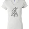 Women's Short Sleeve V-Neck T-Shirt Thumbnail