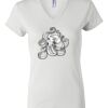 Women's Short Sleeve V-Neck T-Shirt Thumbnail