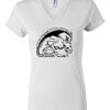 Women's Short Sleeve V-Neck T-Shirt Thumbnail