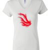 Women's Short Sleeve V-Neck T-Shirt Thumbnail