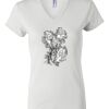 Women's Short Sleeve V-Neck T-Shirt Thumbnail