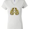 Women's Short Sleeve V-Neck T-Shirt Thumbnail