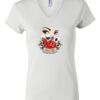 Women's Short Sleeve V-Neck T-Shirt Thumbnail