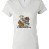 Women's Short Sleeve V-Neck T-Shirt Thumbnail