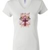 Women's Short Sleeve V-Neck T-Shirt Thumbnail