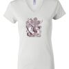 Women's Short Sleeve V-Neck T-Shirt Thumbnail