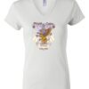 Women's Short Sleeve V-Neck T-Shirt Thumbnail