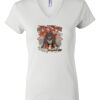 Women's Short Sleeve V-Neck T-Shirt Thumbnail