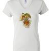 Women's Short Sleeve V-Neck T-Shirt Thumbnail