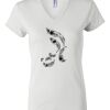 Women's Short Sleeve V-Neck T-Shirt Thumbnail