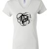 Women's Short Sleeve V-Neck T-Shirt Thumbnail