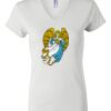 Women's Short Sleeve V-Neck T-Shirt Thumbnail