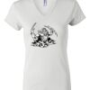 Women's Short Sleeve V-Neck T-Shirt Thumbnail