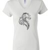 Women's Short Sleeve V-Neck T-Shirt Thumbnail