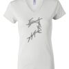 Women's Short Sleeve V-Neck T-Shirt Thumbnail