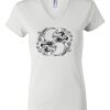 Women's Short Sleeve V-Neck T-Shirt Thumbnail